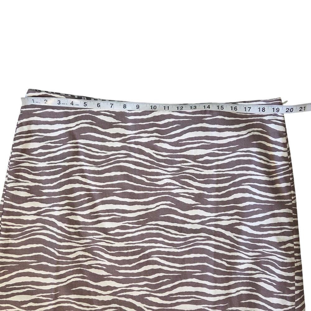 Loft Plus NWT Mini Skirt sz 14 Lined, straight pencil, textured, cotton spandex - Picture 5 of 10